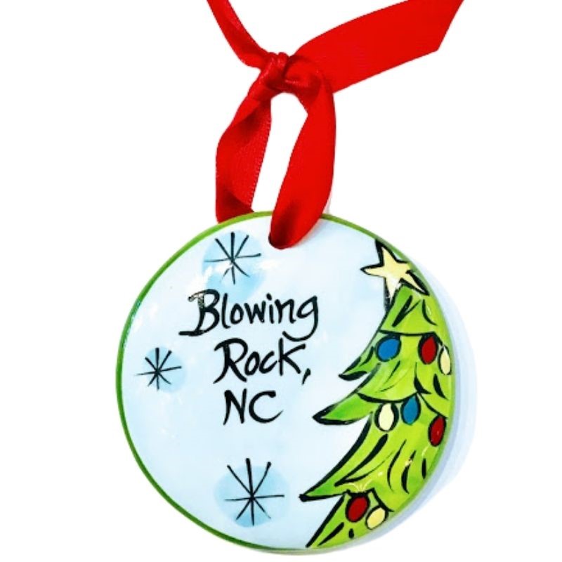 Blowing Rock Tree Ornament